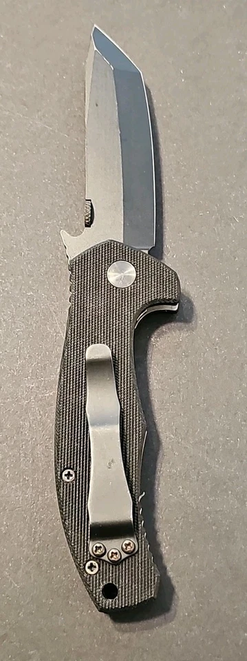 Emerson Mini Roadhouse #256 2013 Tanto 154CM G10 Tactical Folder USA - Image 4 of 4