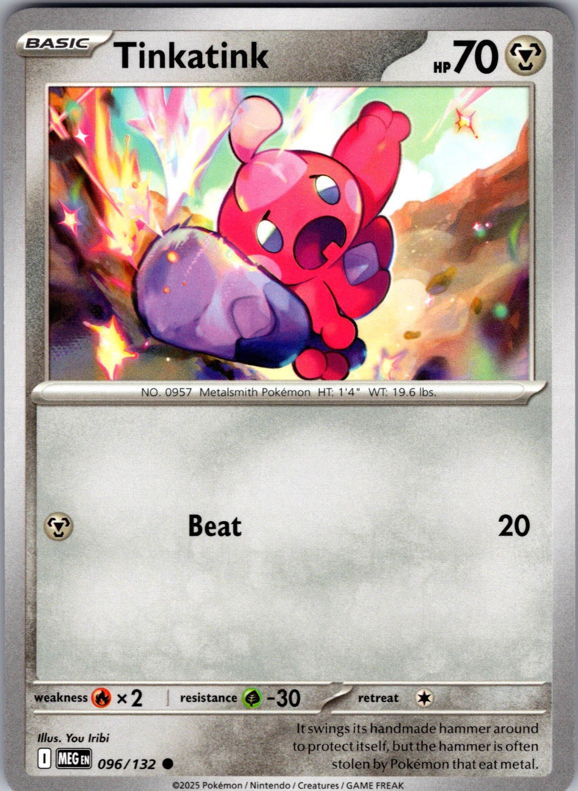 Tinkatink Common ME01: Mega Evolution 096/132 LP