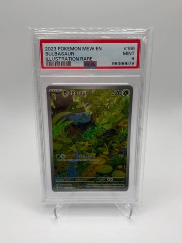 PSA 9: Bulbasaur 166/165 Sv: Scarlet & Violet 151 Holo
