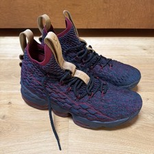 Nike LeBron 15 New Heights Mens Basketball Shoes Teal Red 897648-300 Size 9