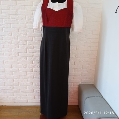 K&K Kaiserjager Tyrol Dirndl Oktoberfest Dress Size 44-46  and white blouse