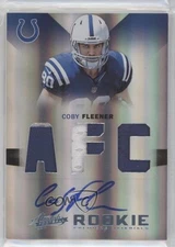 2012 Absolute AFC/NFC Prime Signatures 1/25 Coby Fleener #209 Rookie Auto RC 0s3