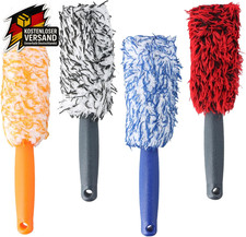 Mikrofaser Felgenbürste Auto Alufelgen Felgenreiniger Reinigung Set