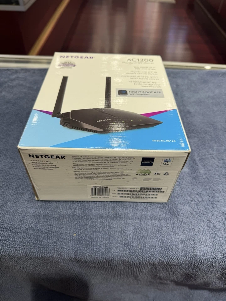 NETGEAR AC1200 Dual Band WiFi Router Wireless Internet - Image 2 of 4
