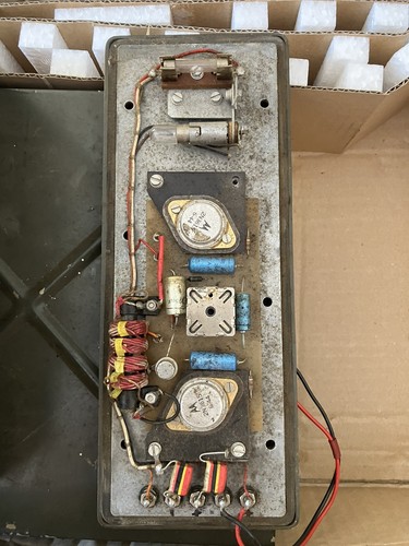 Radio militaire Philips, verte, avec micro etc - Photo 5/6