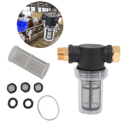 #ad #ad Hose Inlet Filter Inline Water Pressure Sediment Washing Machine US $12.99