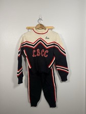 Vintage letterman LBCC Cheerleader 40s/50s Sweater  Pants Set high school 1940s