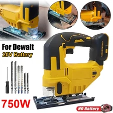 Cordless Jig Saw for Dewalt 20V Battery 0°-45° Bevel Cuts, Brushless Jigsaw Tool