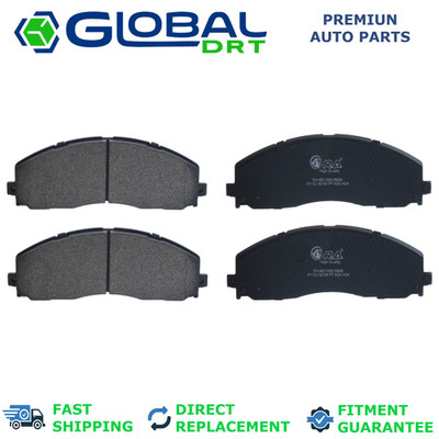 4x Front Brake Pads D1680 Fit Ford F-350 Super Duty 2013-2022 6.2L 6.7L 7.3L V8