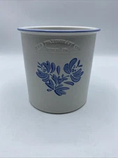 Vintage PFALTZGRAFF YORKTOWNE Stoneware CROCK 6" Utensil Pot Planter YORK PA