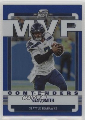 2022 Panini Contenders Optic MVP Blue Prizm 34/99 Geno Smith #MVP-10 10k8