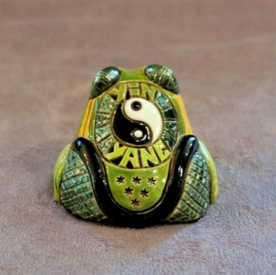 Toad/Frog YinYang Prototype #TF07-241 DEROSA ARTESANIA RINCONADA 2''Tx2.7''Wx2.5''D