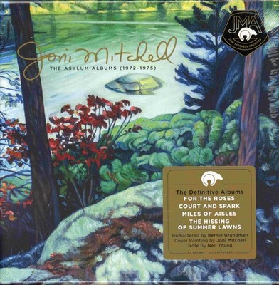   Joni Mitchell 4 CD Box Set Asylum Albums 1972-75 Rhino Archives