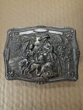 Vintage Victorian Style Silverplate Footed Lined Jewelry Or Trinket Box