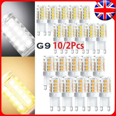 10x G9 LED Bulb Warm/Cool White 5W=40W Halogen Capsule Light Bulbs Energy Saving