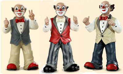 Gilde Clown handbemalte Sammlerfigur Toptimus Victorius Optimus zur Auswahl