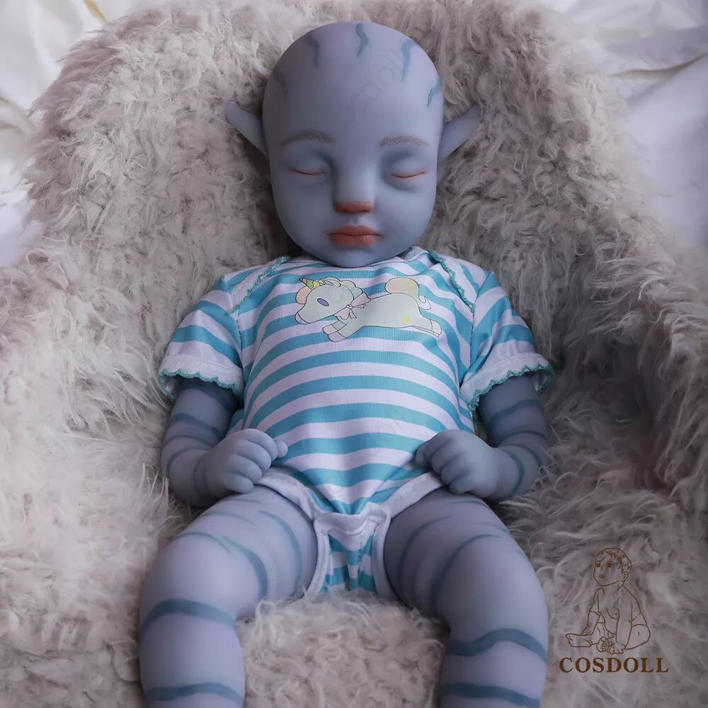 Reborn Baby Dolls - Fully Silicone With Hair, Boy Avatar