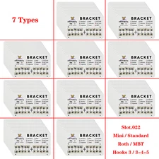 Dental Orthodontic Metal Brackets Braces /Super Elastic Niti Round Arch Wires