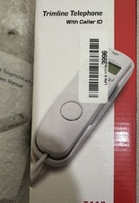 Ornin T112 Trimline Corded Telephones with Caller ID - White