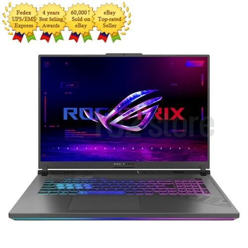 ASUS ROG STRIX G18 G814JV-N6024 18" WQXGA i9-13980HX 64GB Win11 Laptop - Afbeelding 1 van 5