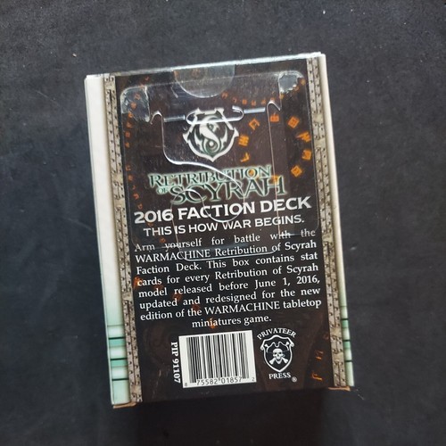 Warmachine: Retribution of Scyrah 2016 Faction Deck Box - Picture 2 of 2
