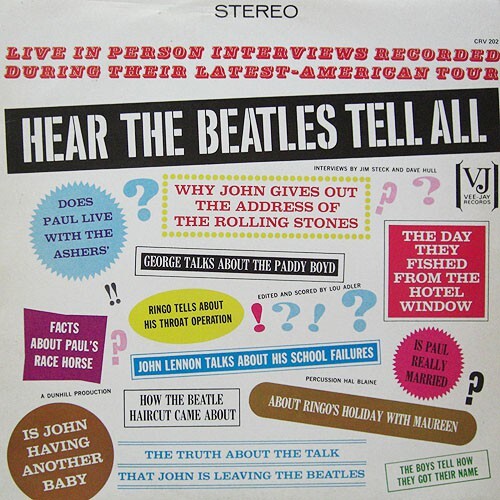 The Beatles - Hear The Beatles Tell All (LP, RE)