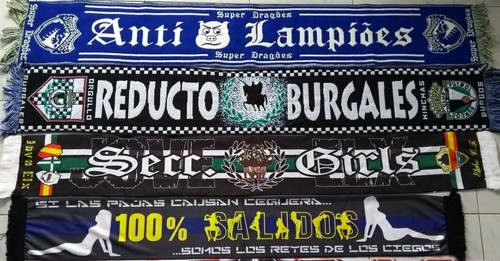 Bufandas Ultras, Jove Elx, Burgales, Dragoes, Porto |