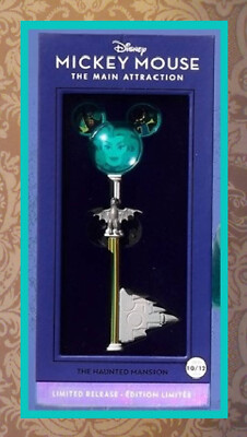 Disney MICKEY MAIN ATTRACTION HAUNTED MANSION Phantom Manor key Schlüssel cle LE