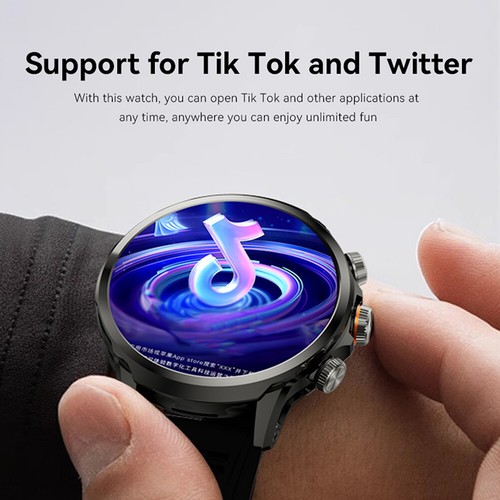 2025 Neuf Smartwatch 5G Carte SIM Caméra 1.85''AMOLED Étanche NFC GPS Tracker - Photo 14/26