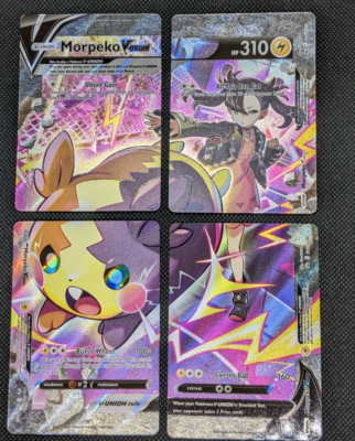 MORPEKO V-UNION Complete Set of 4 Promo Cards Crown Zenith