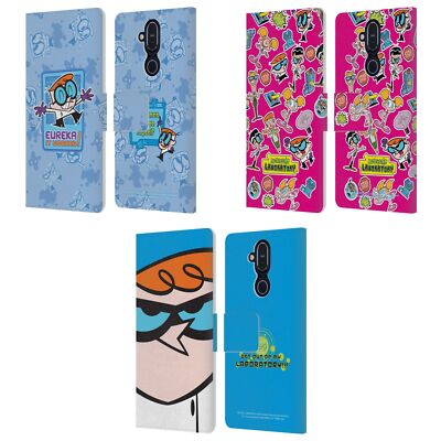 OFFICIAL DEXTER'S LABORATORY GRAPHICS LEATHER BOOK WALLET CASE FOR NOKIA PHONES