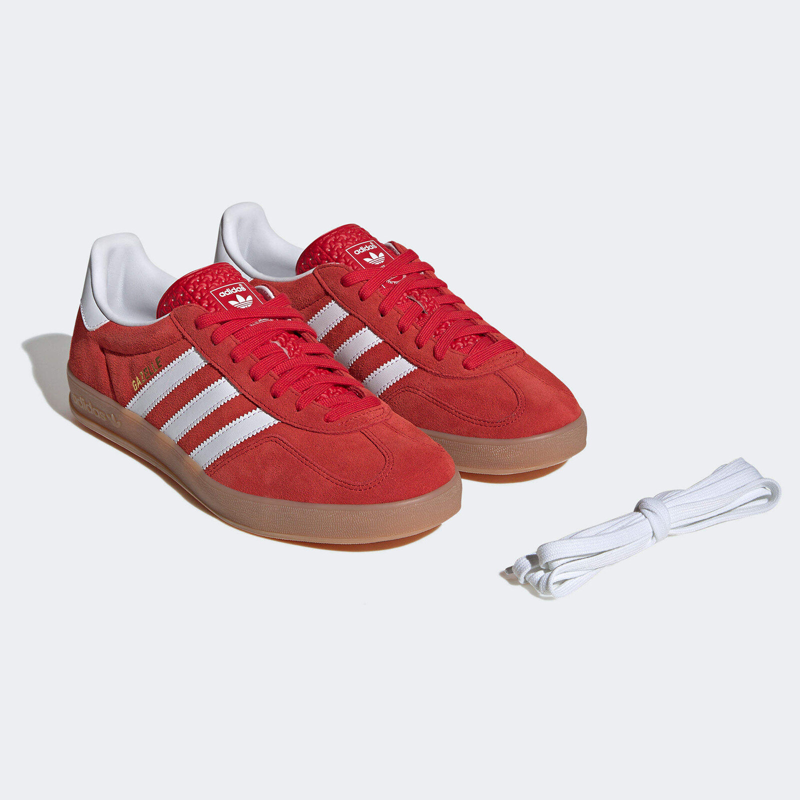 мужская повседневная обувь унисекс adidas Originals Gazelle Indoor Red White Gum JI2063