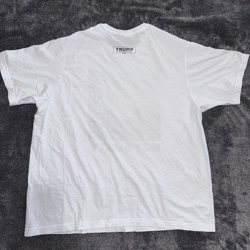 Donald Trump T Shirt Men 2XL White Not Guilty President Made USA 100% Cotton - Picture 4 of 8