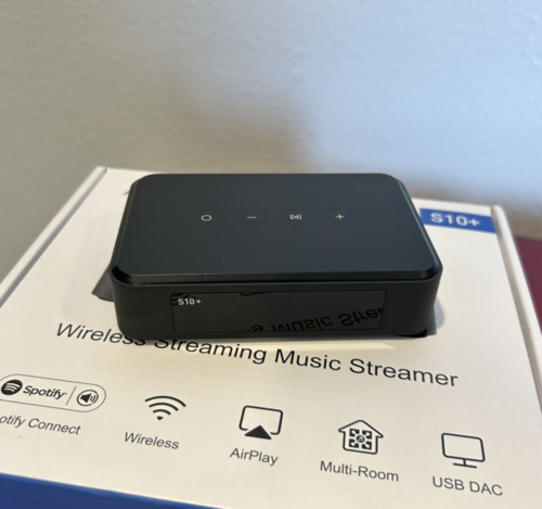 Arylic S10+ Music Streamer w/ Remote Spotify Connect AirPlay Bluetooth SPDIF Out