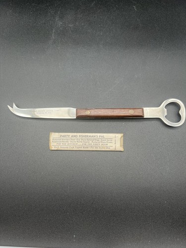 Vintage Wernco Party Fisherman's Pal Fillet Knife Bottle Opener Stainless Japan - Picture 6 of 8