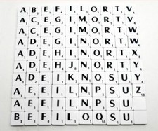 White Scrabble Letters and Numbers - Customise 5,10,20,50 Wholesale Price UK