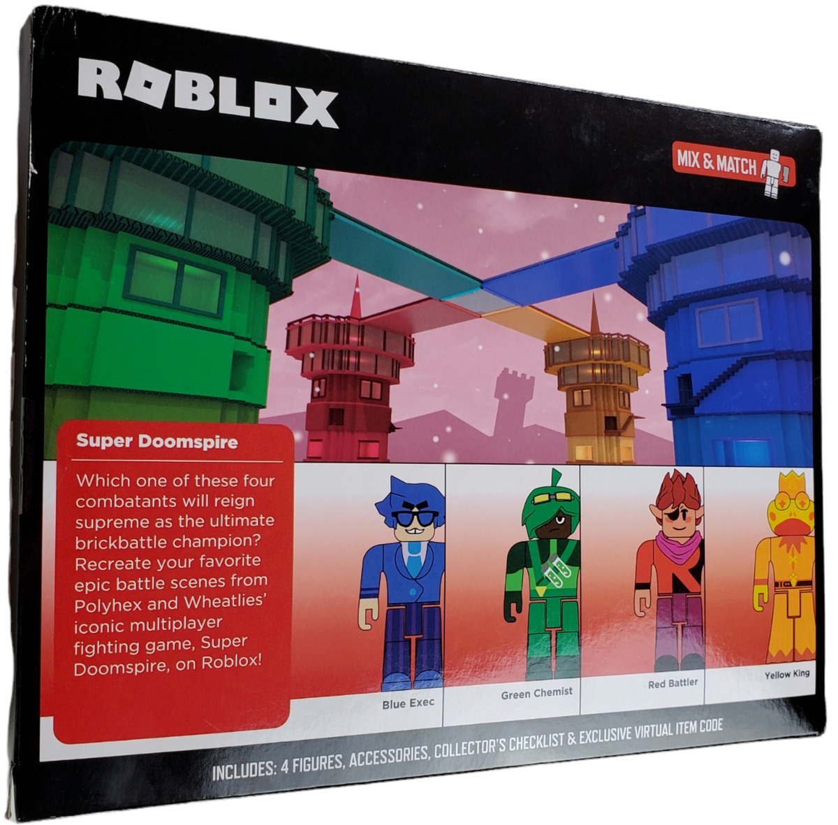 Roblox Mix & Match Super Doomspire Figure 4-Pack Set 