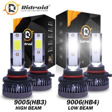 2-side 9005 9006 Combo Led Headlight Kit Hi-low Beam Bulbs Bright White 720000lm