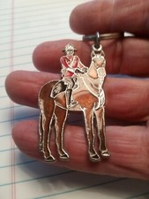 Vintage Canadian Mountie Metal Key Chain
