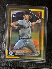 2024 Bowman Carson Whisenhunt Chrome Prospects Gold Refractors #/50