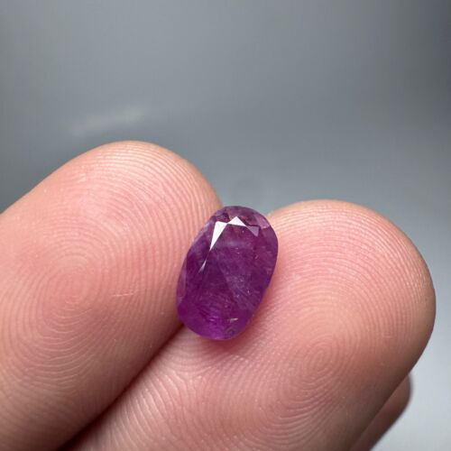 2.30 Carat Top Quality Oval Faceted Natural Ruby from Jegdalek Afghanistan - Picture 20 of 23