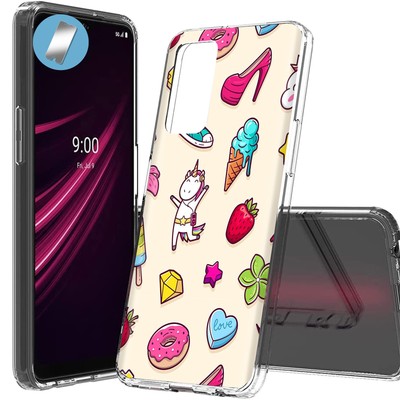 Cover Case for T-Mobile REVVL V Plus 5G,Girl Stuffs,+Glass Protector