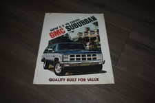 1982 Gmc Suburban Diesel Sales Brochure C K 1500 2500