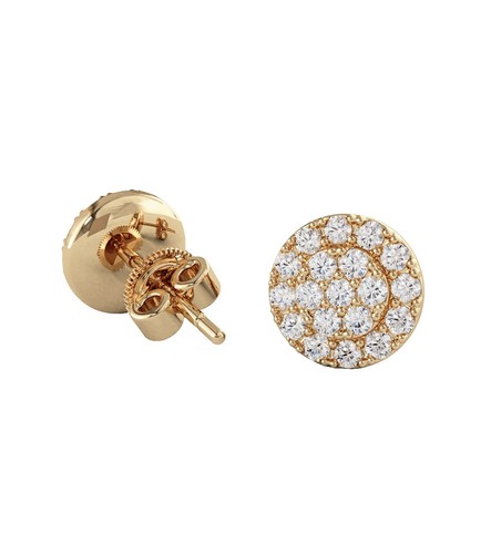 Pendientes Grandes De Flor De Metal Vintage Para Mujer, Color Dorado Declaraci N Geom Trica Joyer