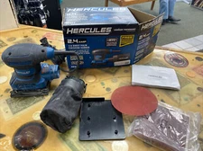 Hercules HE012 1/4 Sheet Palm Finishing Sander With Extra Accessories