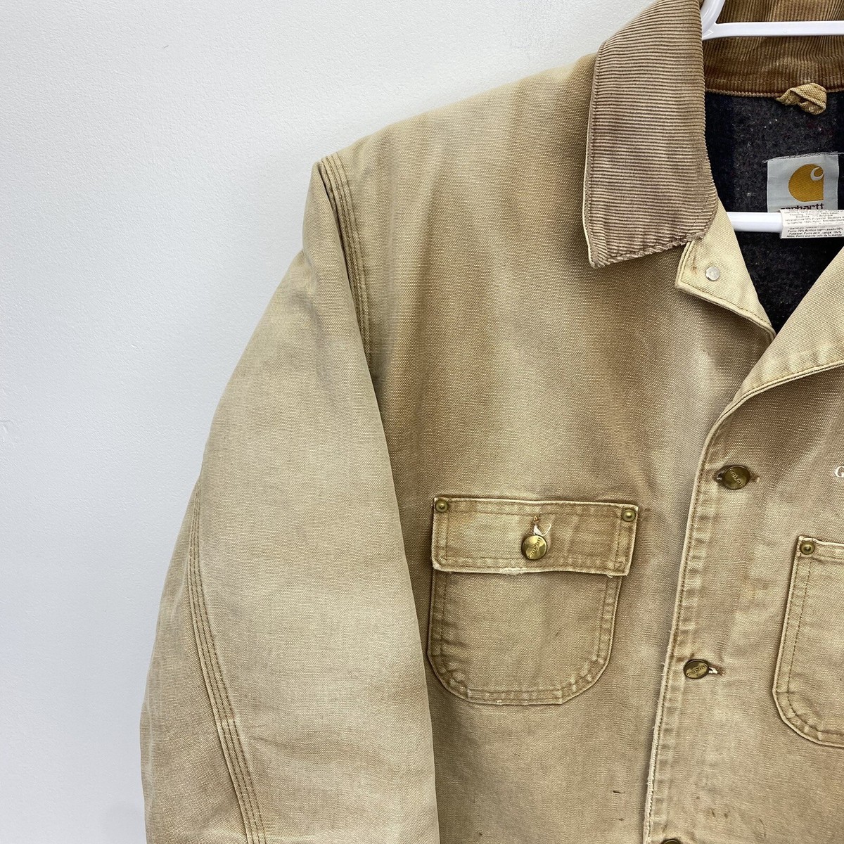Vintage Carhartt Jacket Mens 2XL Blanket lined work Union Made