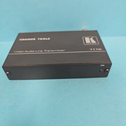 Kramer Tools 711N Video-Audio Line Transmitter Twisted Pair 12V DC Used Works - Picture 4 of 7