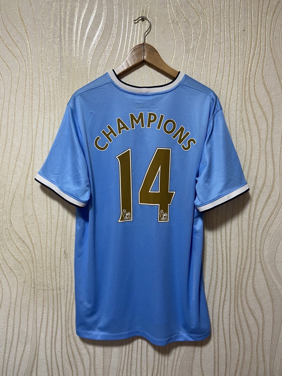 MANCHESTER CITY 2013 2014 HOME FOOTBALL SHIRT SOCCER JERSEY NIKE