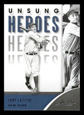 2021 Panini Absolute #UH-1 Tony Lazzeri Unsung Heroes New York Yankees