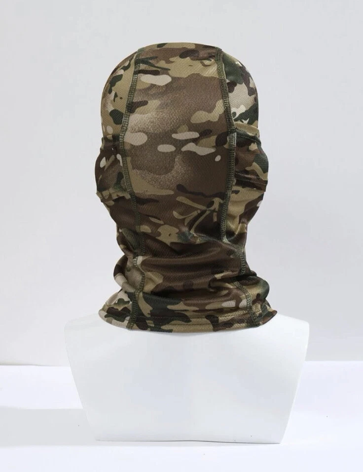 Hunting Mask Camoflouge Balaclava Windproof Full Face Mask Camo Hood Paint ball - Image 3 of 4